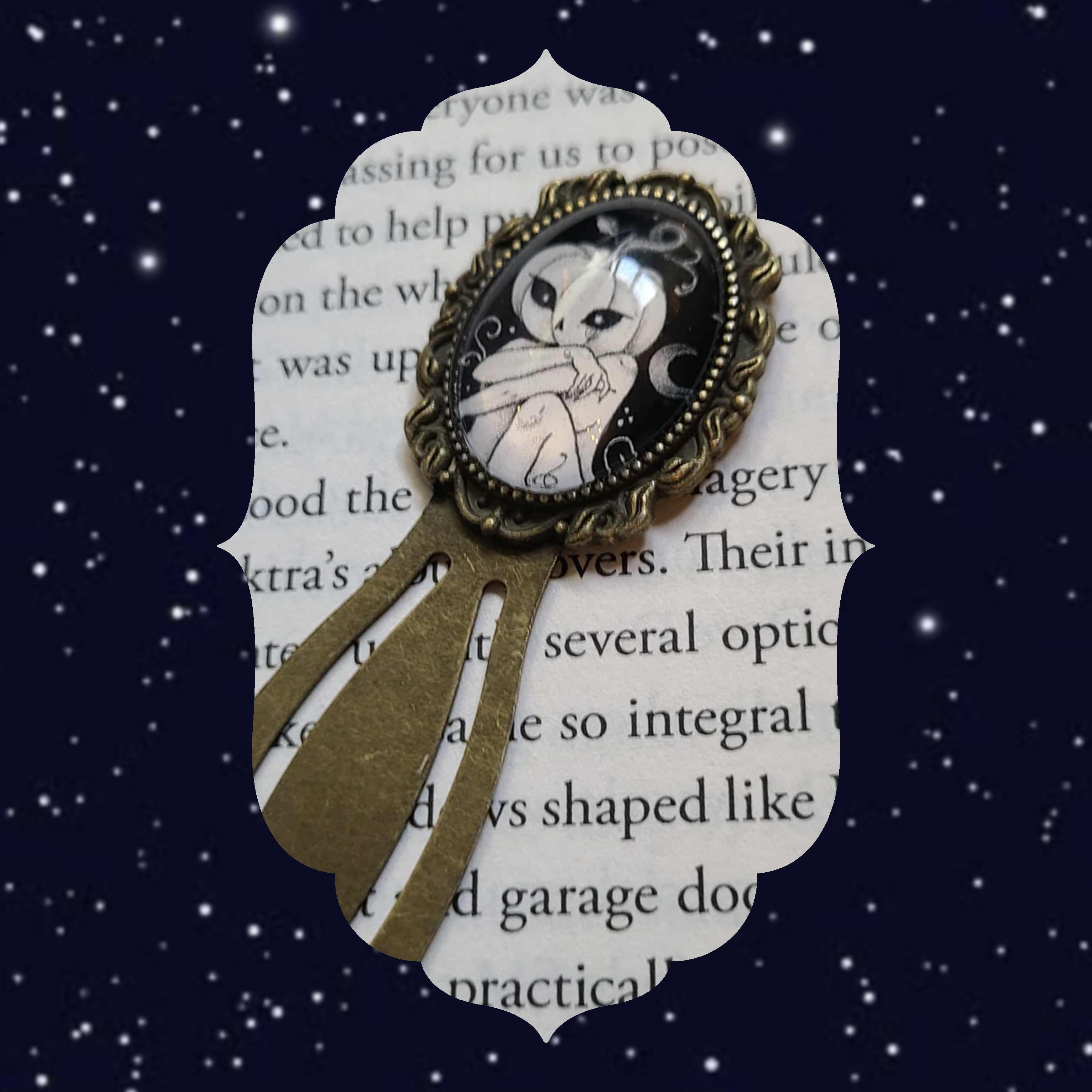 Pumpkin Girl Bookmark