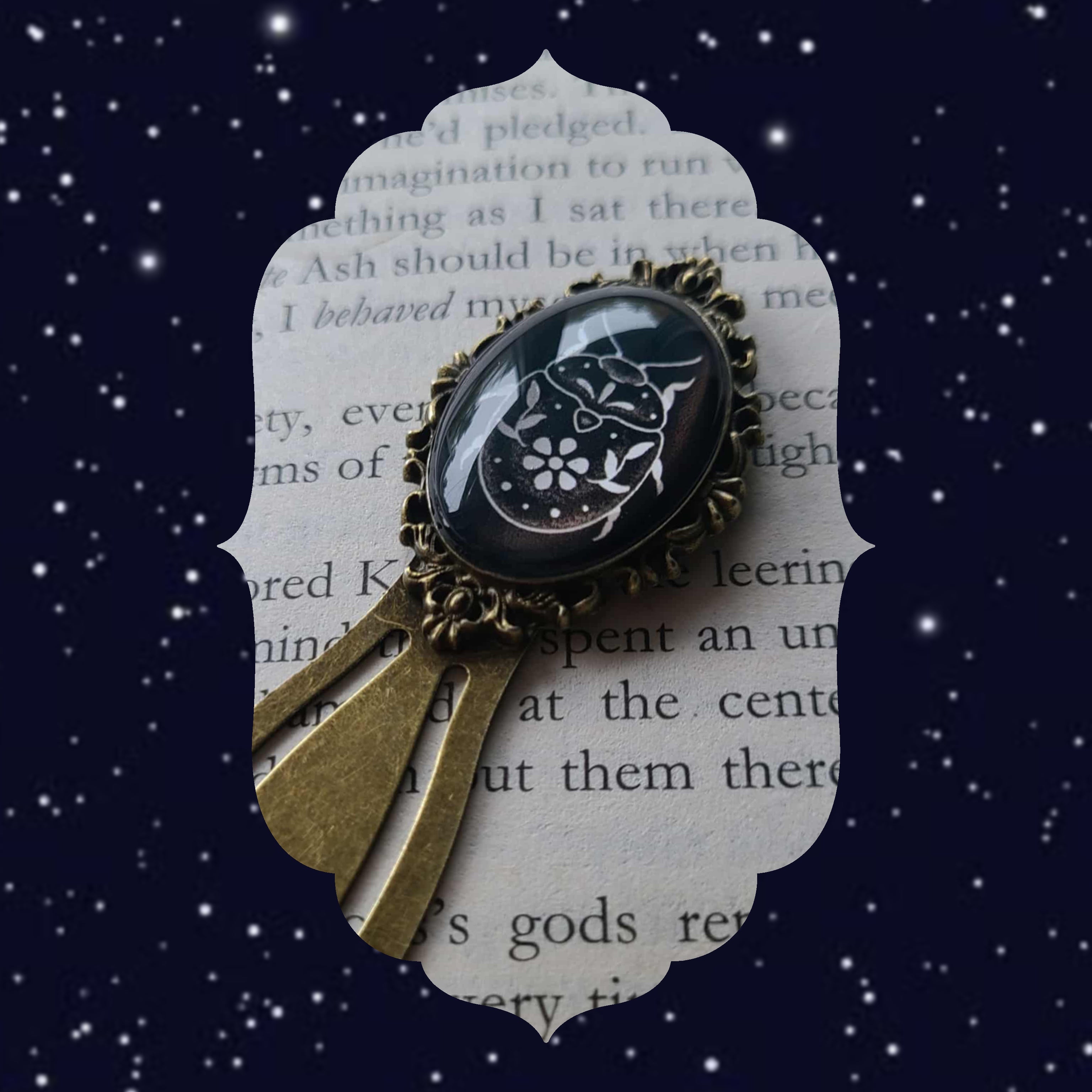 Ornamental Beetle Bookmark