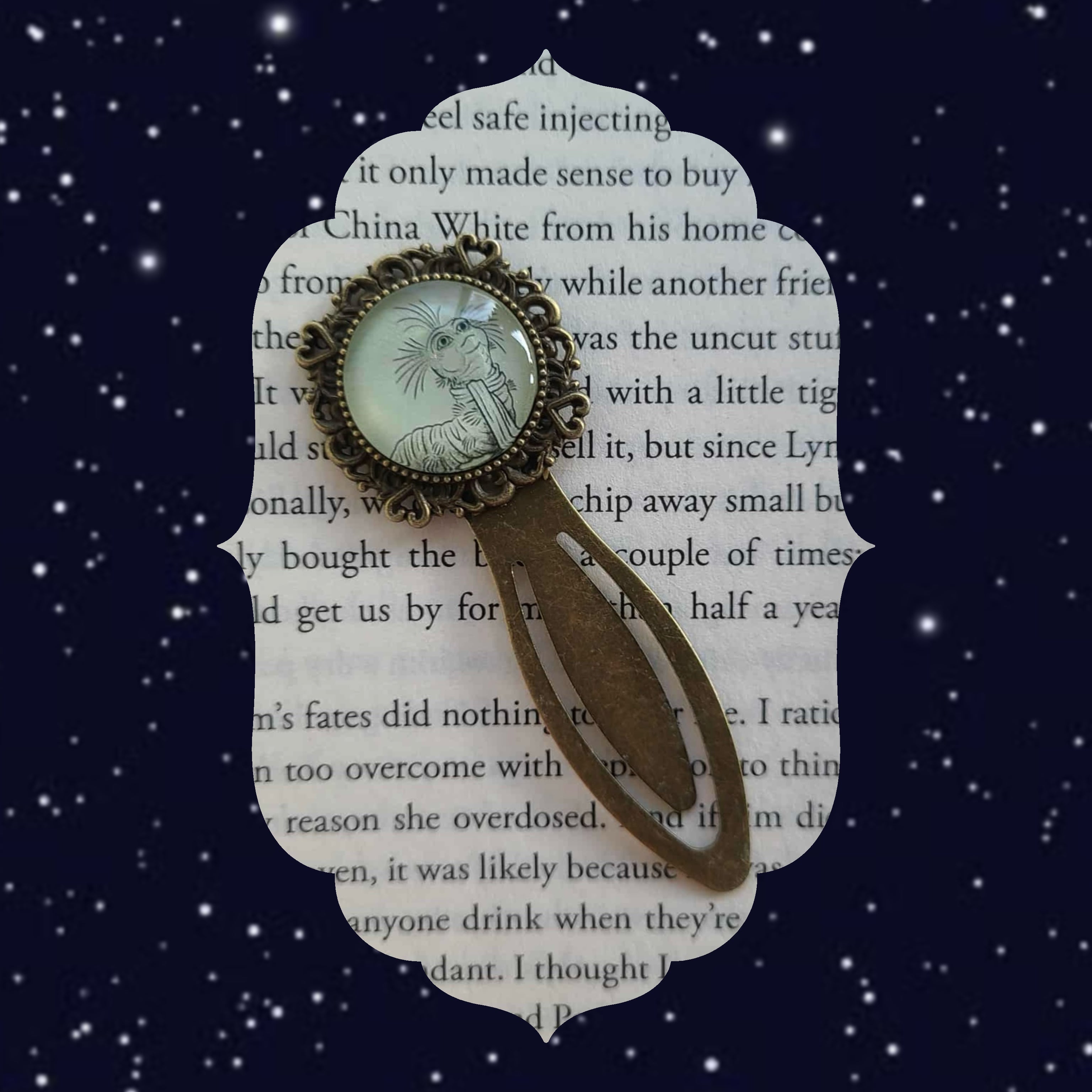 Labyrinth Worm Bookmark