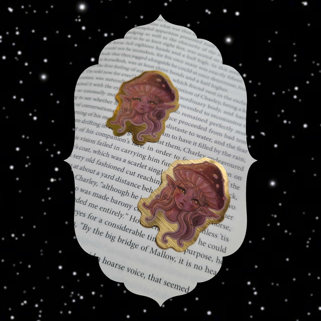 Mushroom Kid Mini Metallic Sticker