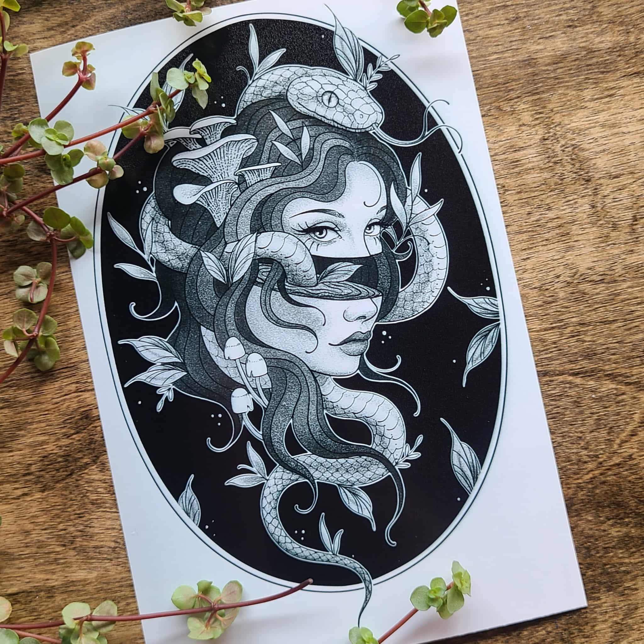 Slither Mini Art Print