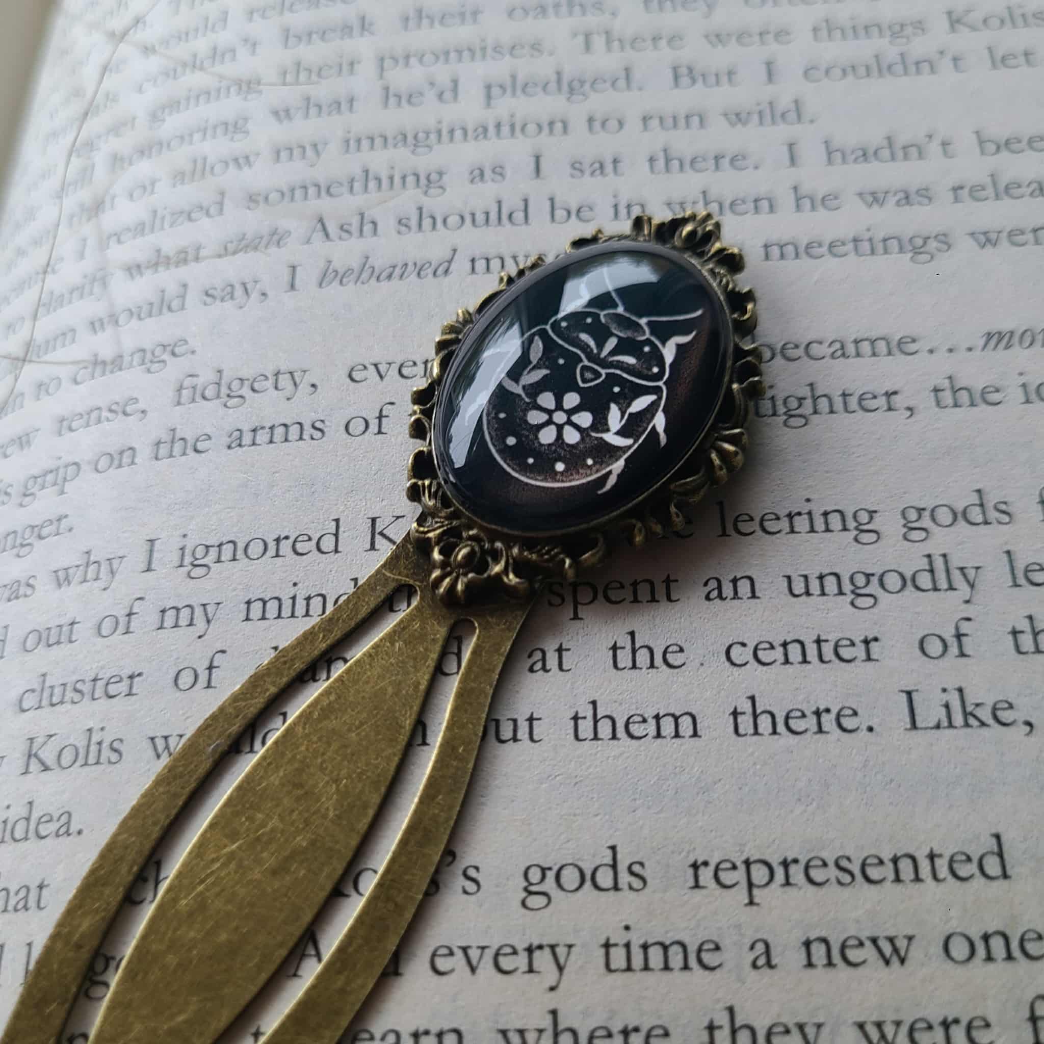 Ornamental Beetle Bookmark
