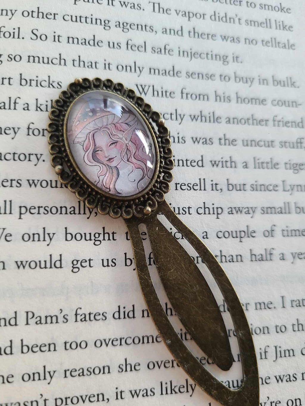 Mushroom Girl Bookmark