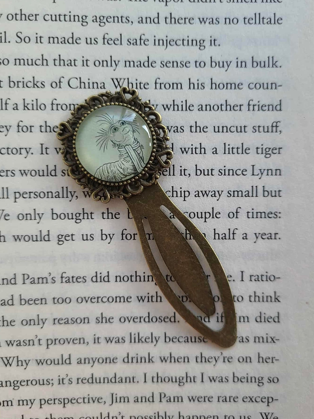Labyrinth Worm Bookmark