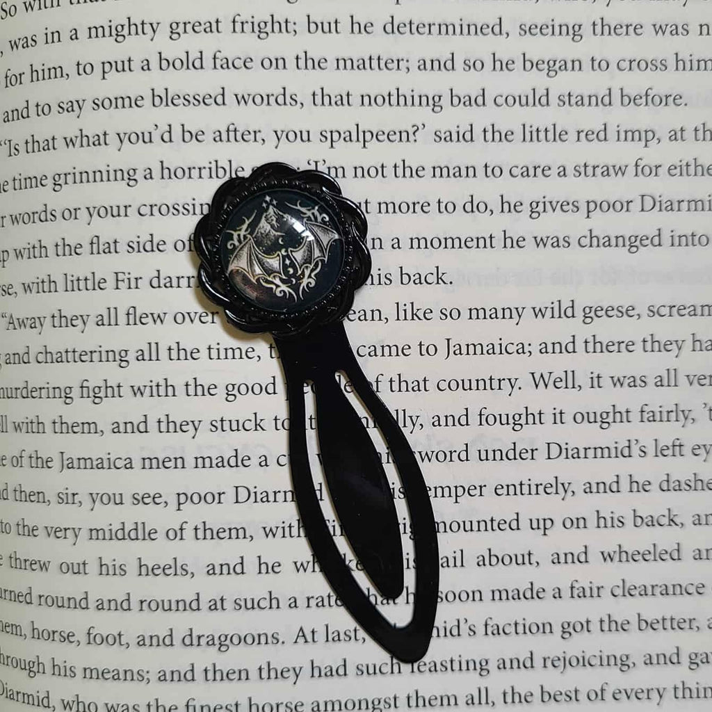 ACOTAR Inspired Black Bookmark