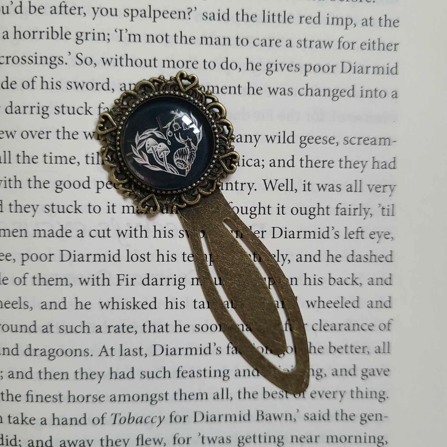 Cottagecore Heart Bookmark