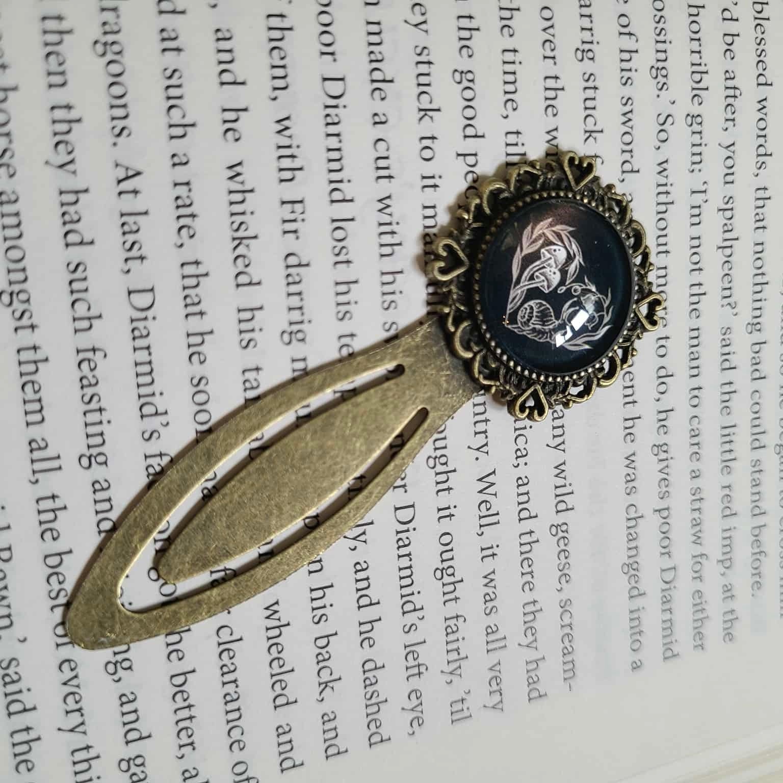 Cottagecore Heart Bookmark