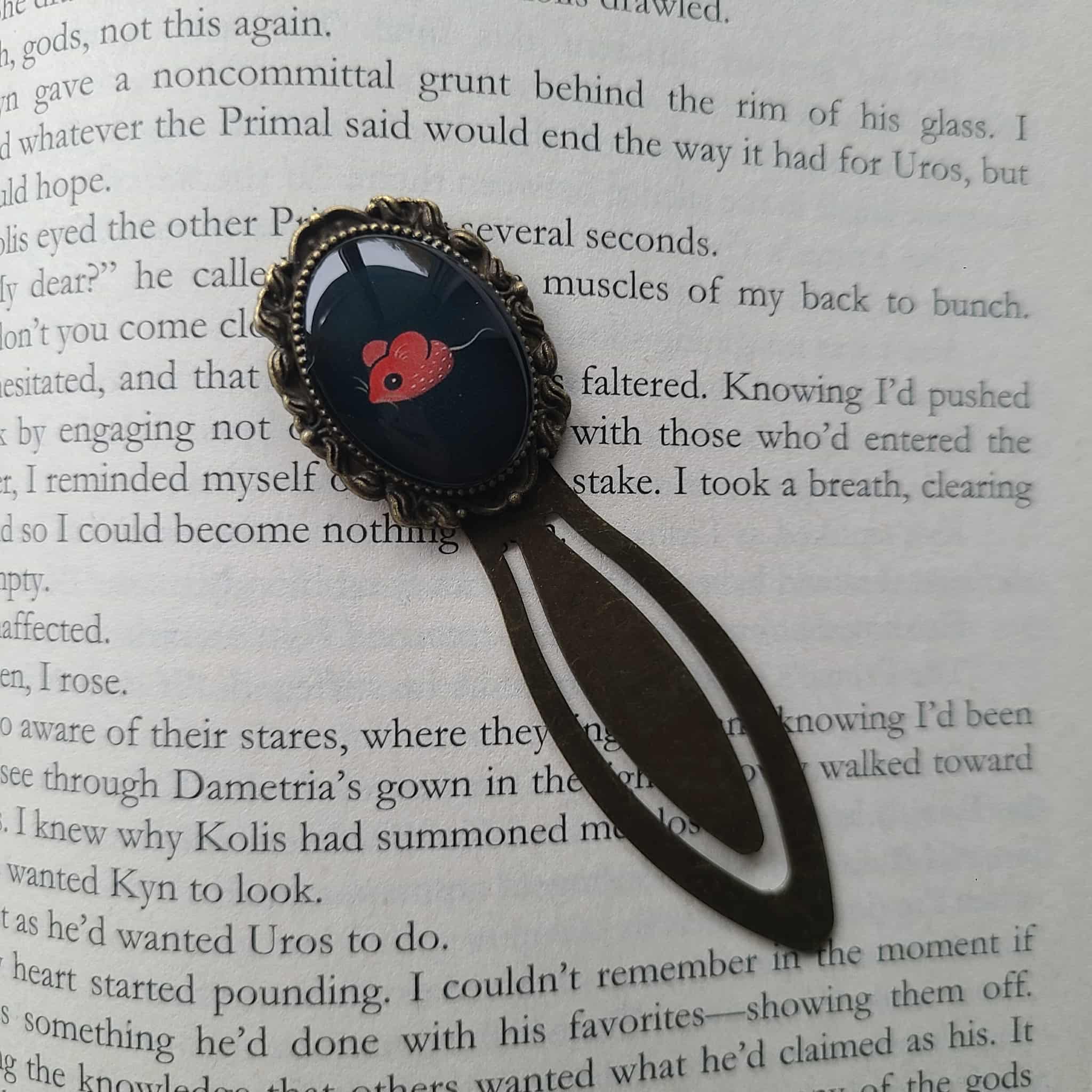 Strawberry Mouse Bookmark