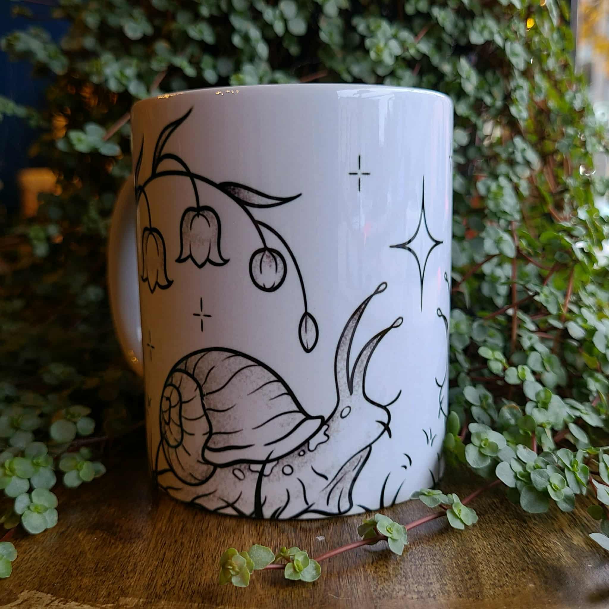 Cottagecore Snail Coffee Mug