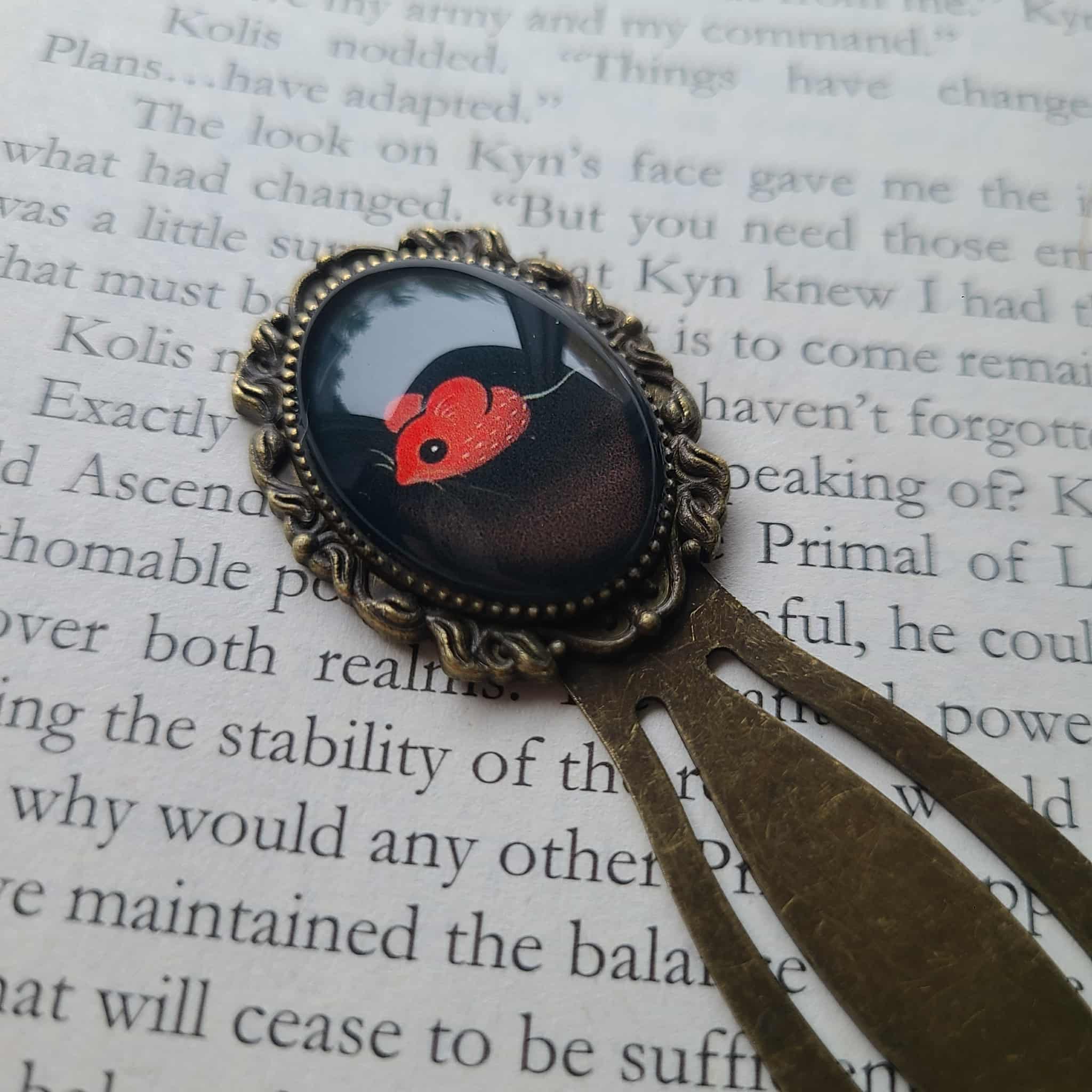 Strawberry Mouse Bookmark