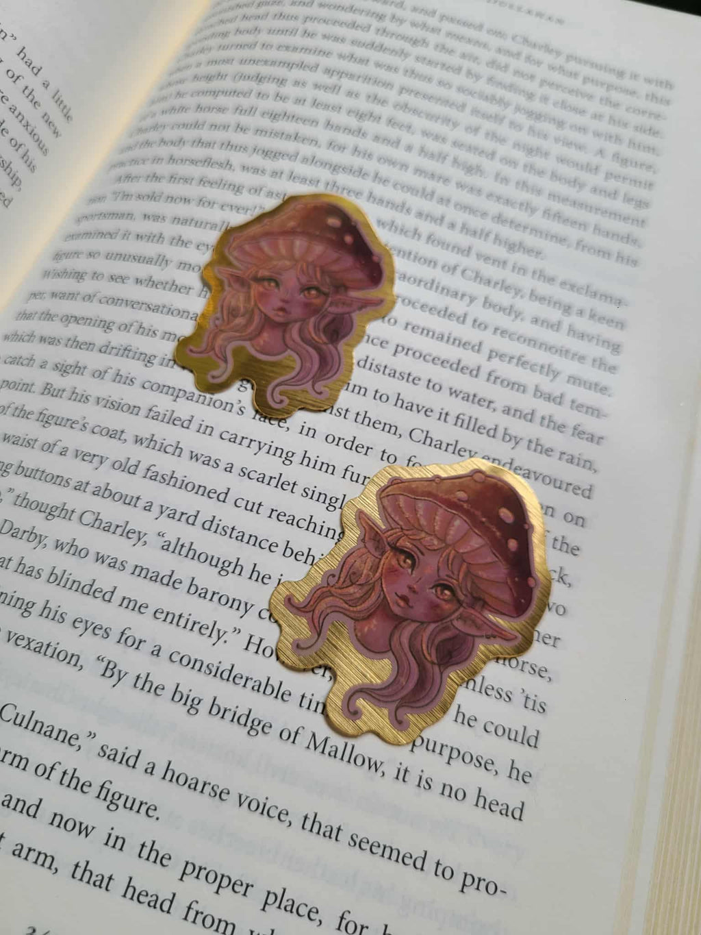 Mushroom Kid Mini Metallic Sticker