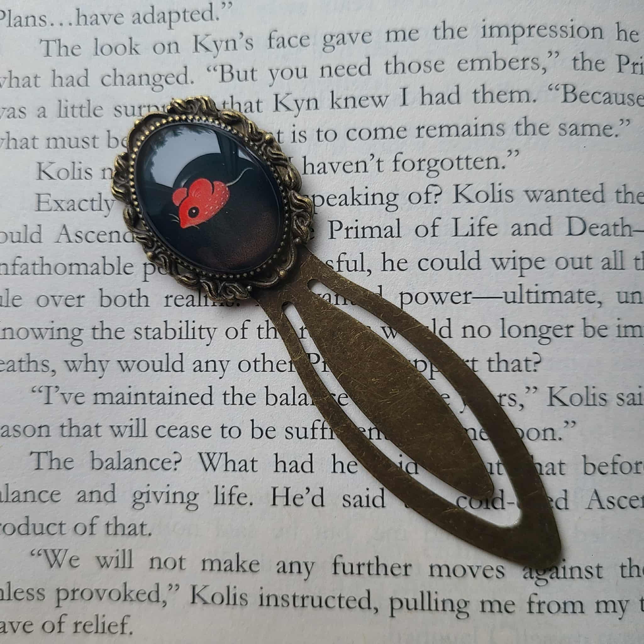 Strawberry Mouse Bookmark